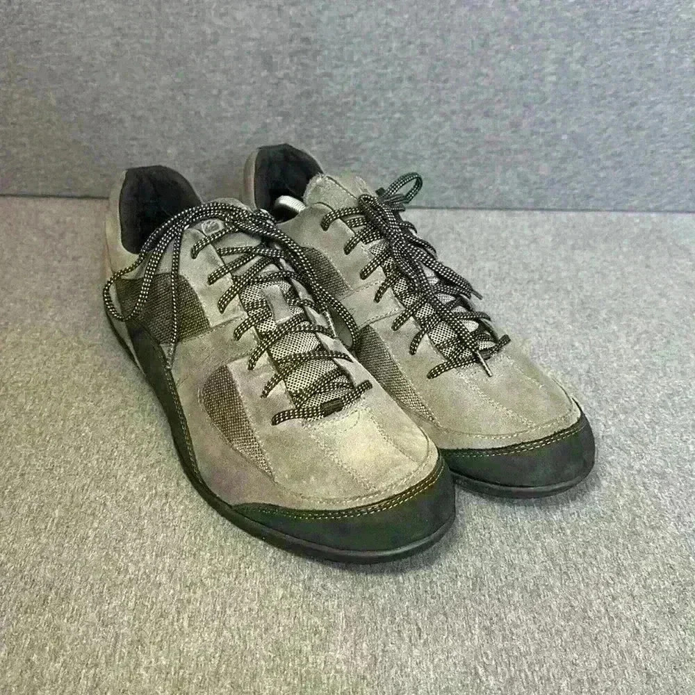 Timberland Men’s Gray Leather Lace Up Casual Woodland Sneaker Men’s Size 13 - Picture 2 of 14